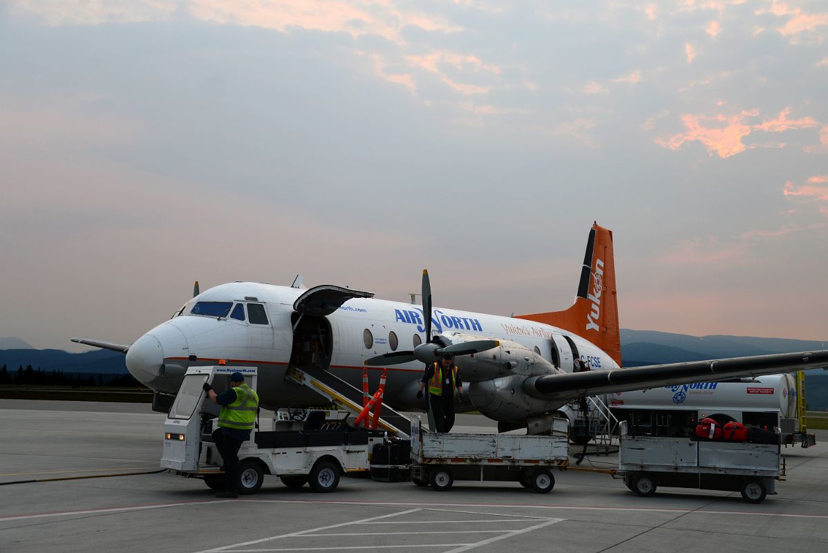 01A Boarding The Air North Flight From Whitehorse To Dawson City Yukon